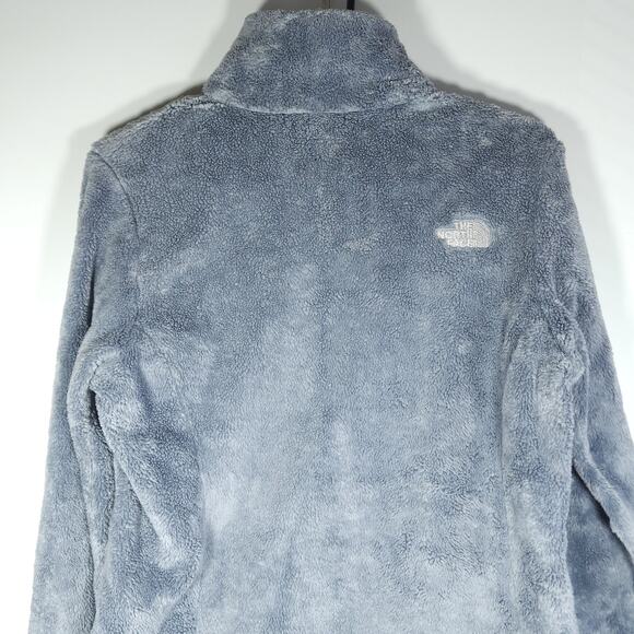 The North Face Women's Osito Small Gray Fuzzy Soft Full-Zip Fleece Jacket - Picture 11 of 13
